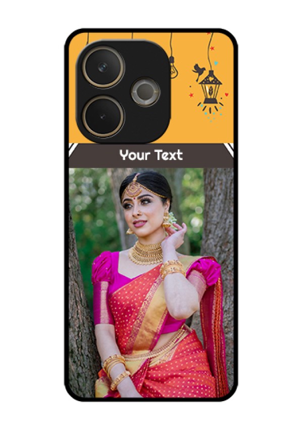 Oppo A5 Pro 5G Custom Glass Phone Case - With Family Picture And Icons