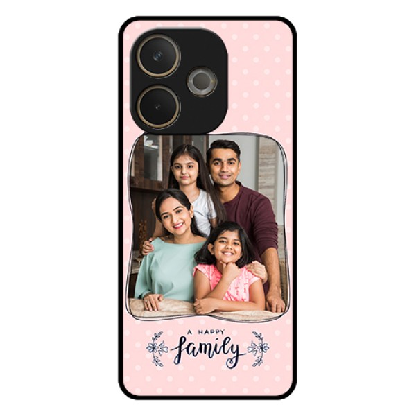 Oppo A5 Pro 5G Custom Glass Phone Case - Family With Dots Design