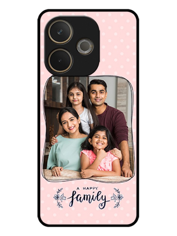 Custom Oppo A5 Pro 5G Custom Glass Phone Case - Family With Dots Design