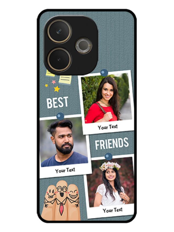 Custom Oppo A5 Pro 5G Custom Glass Phone Case - Sticky Frames And Friendship Design