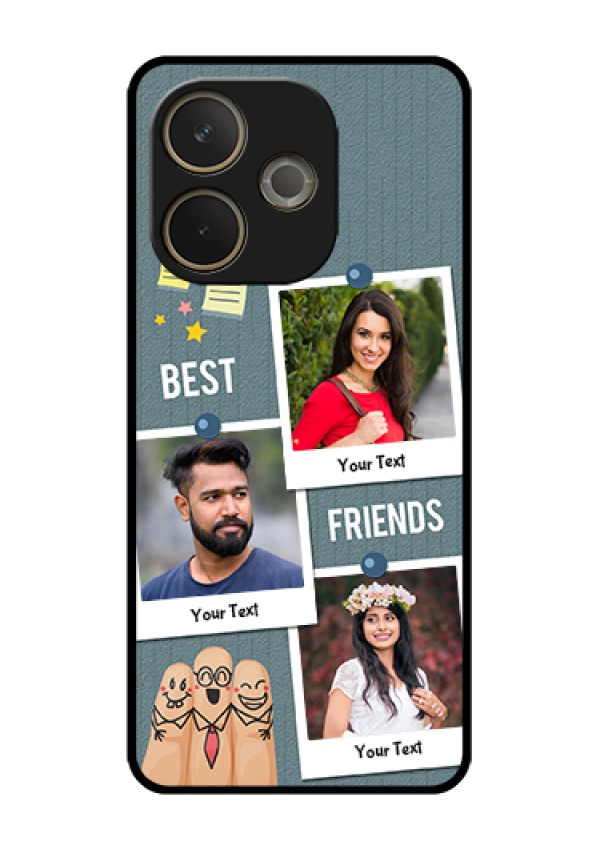 Oppo A5 Pro 5G Custom Glass Phone Case - Sticky Frames And Friendship Design
