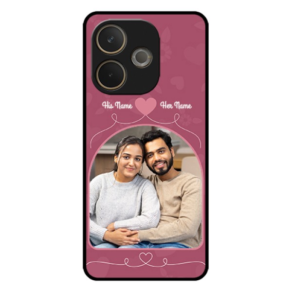Oppo A5 Pro 5G Custom Glass Phone Case - Love Floral Design