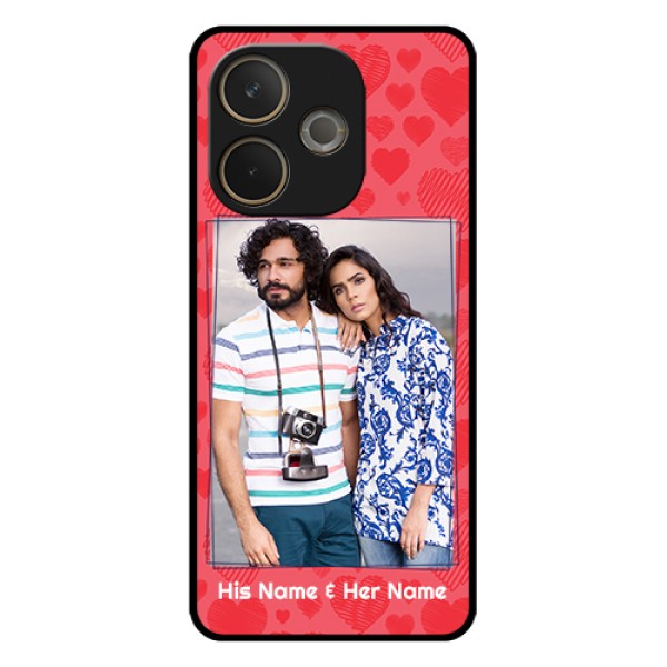 Oppo A5 Pro 5G Custom Glass Phone Case - With Red Heart Symbols Design Oppo A5 Pro 5G Custom Glass Phone Case - With Red Heart Symbols Design