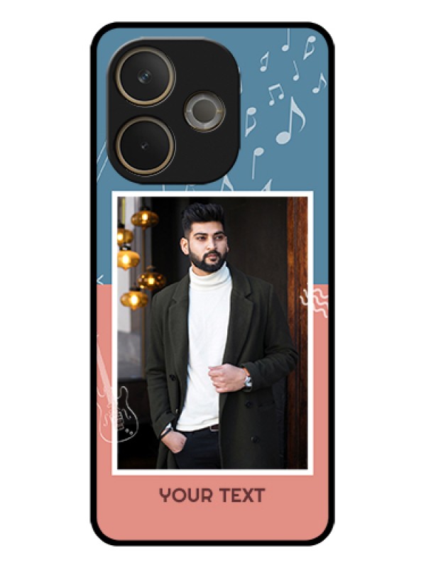 Custom Oppo A5 Pro 5G Custom Glass Phone Case - With Color Musical Note Design