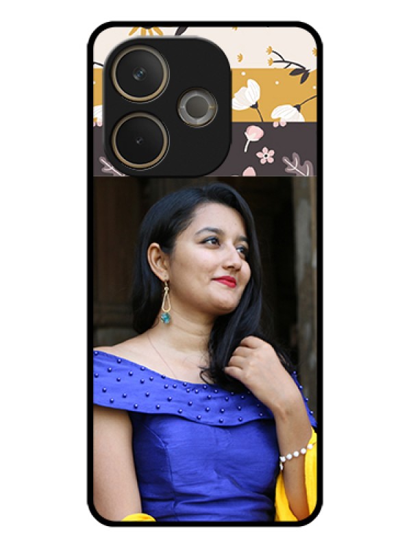 Custom Oppo A5 Pro 5G Custom Glass Phone Case - Stylish Floral Design