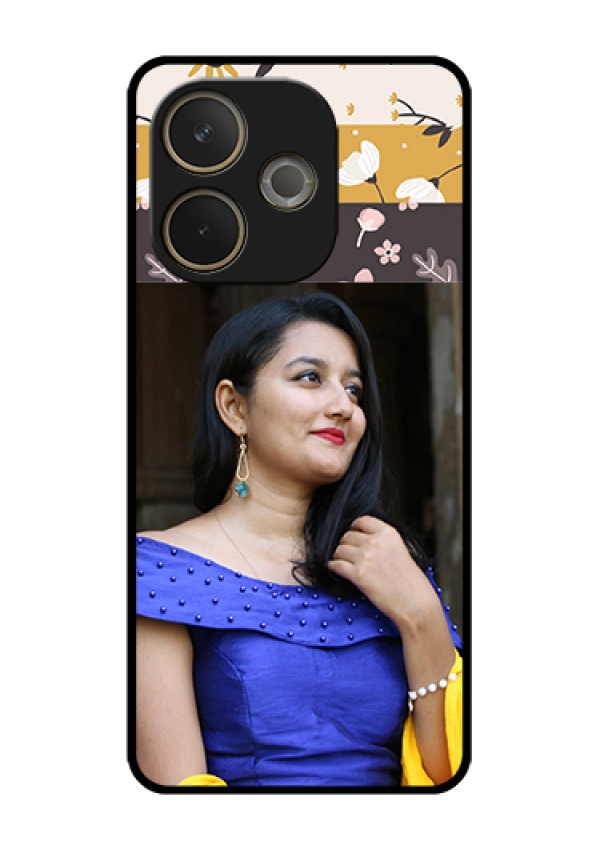 Oppo A5 Pro 5G Custom Glass Phone Case - Stylish Floral Design