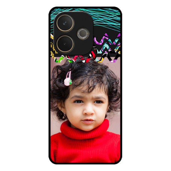 Oppo A5 Pro 5G Custom Glass Phone Case - Neon Abstract Design