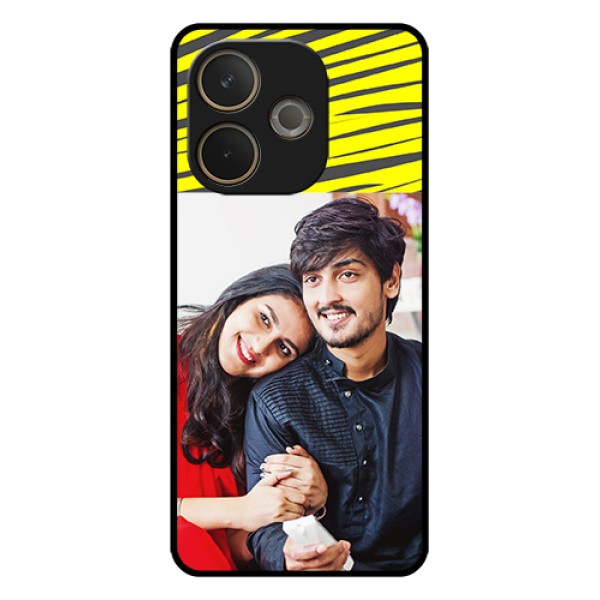 Oppo A5 Pro 5G Custom Glass Phone Case - Yellow Abstract Design Oppo A5 Pro 5G Custom Glass Phone Case - Yellow Abstract Design