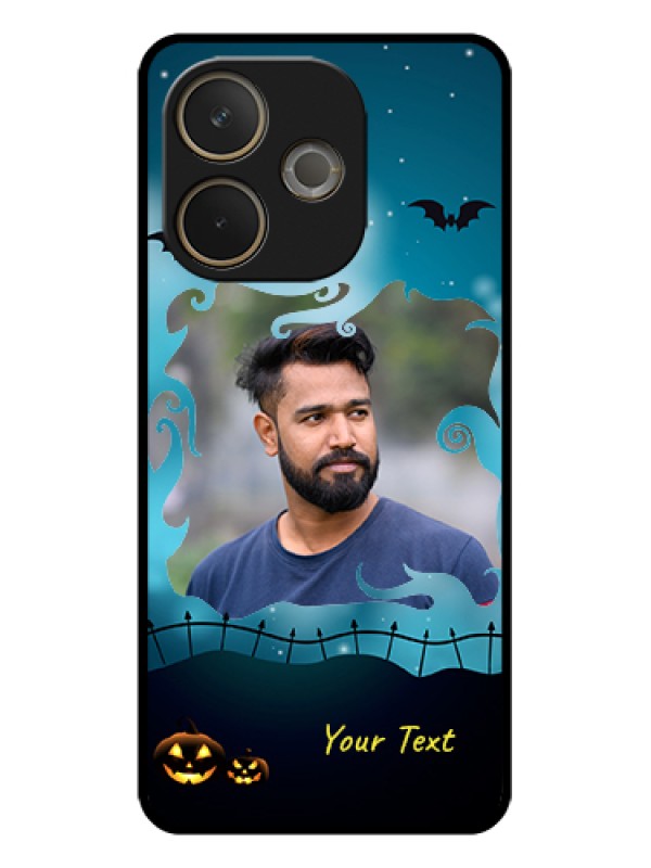 Custom Oppo A5 Pro 5G Custom Glass Phone Case - Halloween Frame Design