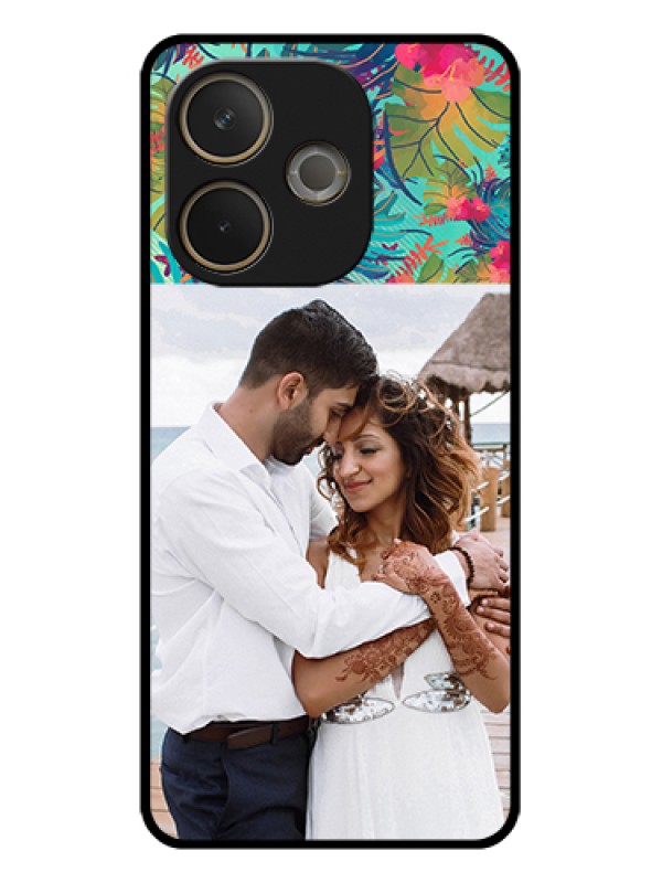 Custom Oppo A5 Pro 5G Custom Glass Phone Case - Watercolor Floral Design