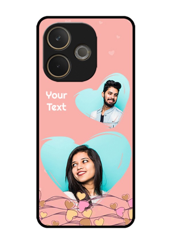 Oppo A5 Pro 5G Custom Glass Phone Case - Love Doodle Design