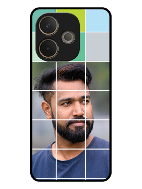 Custom Oppo A5 Pro 5G Custom Glass Phone Case - With White Box Pattern