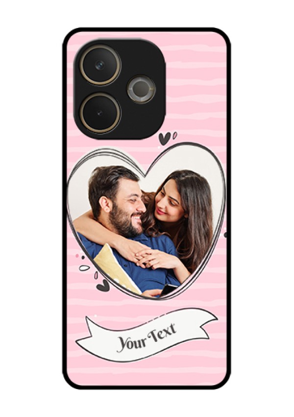 Oppo A5 Pro 5G Custom Glass Phone Case - Vintage Heart Design