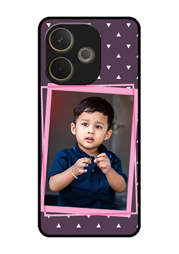 Oppo A5 Pro 5G Custom Glass Phone Case - Triangle Pattern Dotted Design