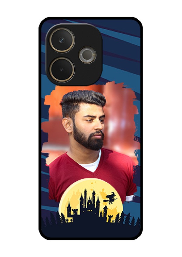 Oppo A5 Pro 5G Custom Glass Phone Case - Halloween Witch Design