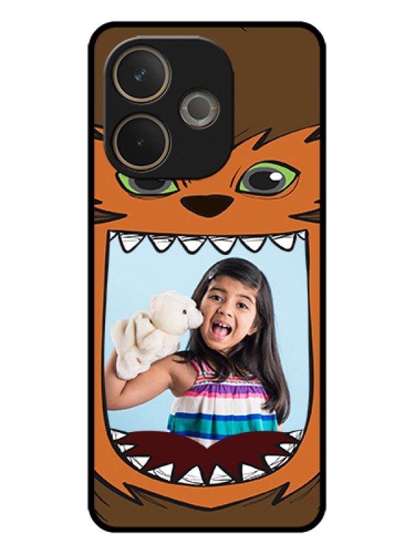 Custom Oppo A5 Pro 5G Custom Glass Phone Case - Owl Monster Back Case Design