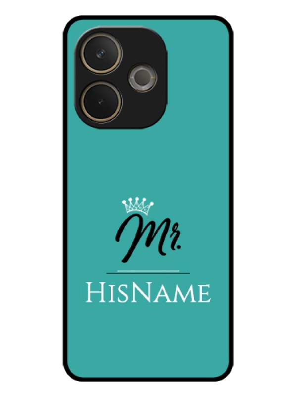 Custom Oppo A5 Pro 5G Custom Glass Phone Case - Mr With Name Design