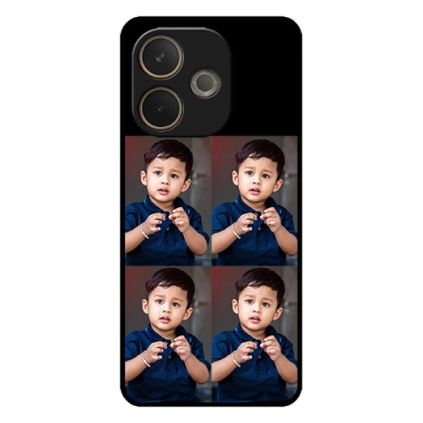 Oppo A5 Pro 5G Custom Glass Phone Case - 4 Image Holder Design