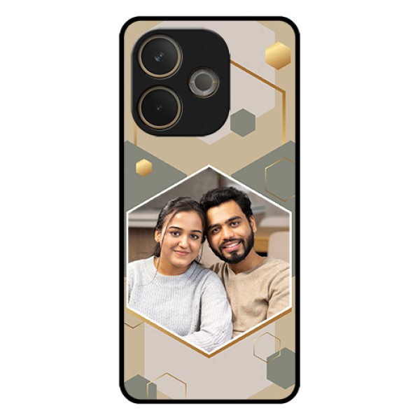 Oppo A5 Pro 5G Custom Glass Phone Case - Stylish Hexagon Pattern Design Oppo A5 Pro 5G Custom Glass Phone Case - Stylish Hexagon Pattern Design