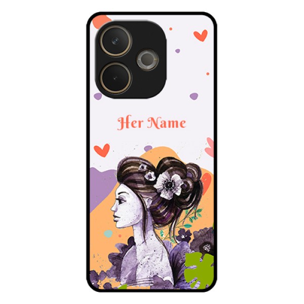 Oppo A5 Pro 5G Custom Glass Phone Case - Woman And Nature Design