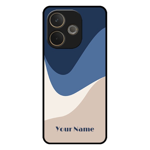 Oppo A5 Pro 5G Custom Glass Phone Case - Abstract Drip Art Design