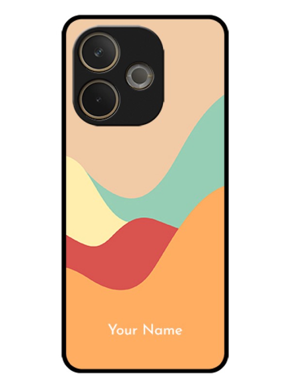 Custom Oppo A5 Pro 5G Custom Glass Phone Case - Ocean Waves Multi - Colour Design