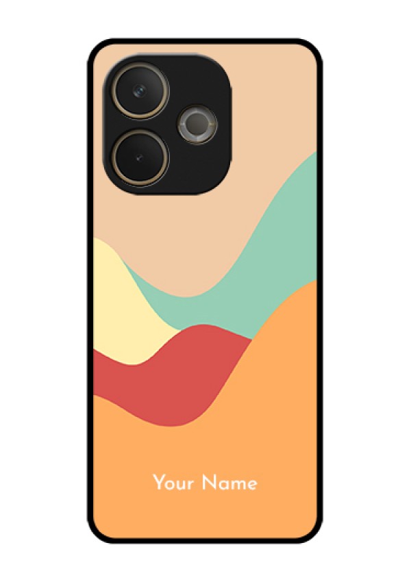 Oppo A5 Pro 5G Custom Glass Phone Case - Ocean Waves Multi - Colour Design