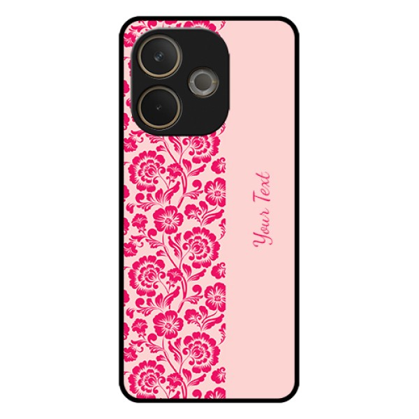 Oppo A5 Pro 5G Custom Glass Phone Case - Attractive Floral Pattern Design