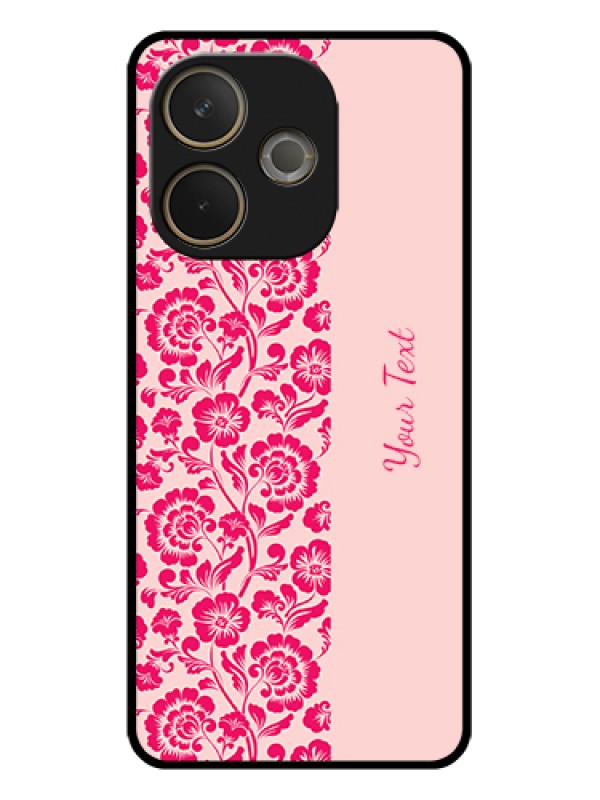 Custom Oppo A5 Pro 5G Custom Glass Phone Case - Attractive Floral Pattern Design