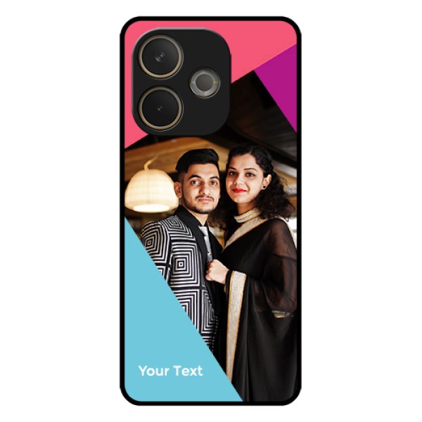 Oppo A5 Pro 5G Custom Glass Phone Case - Stacked Triple Colour Design