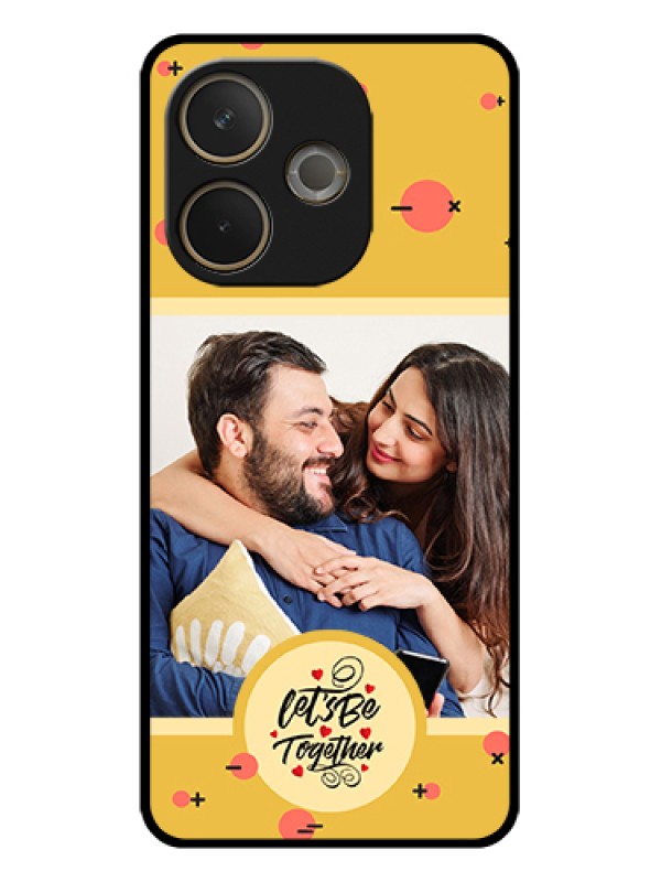 Custom Oppo A5 Pro 5G Custom Glass Phone Case - Lets Be Together Design