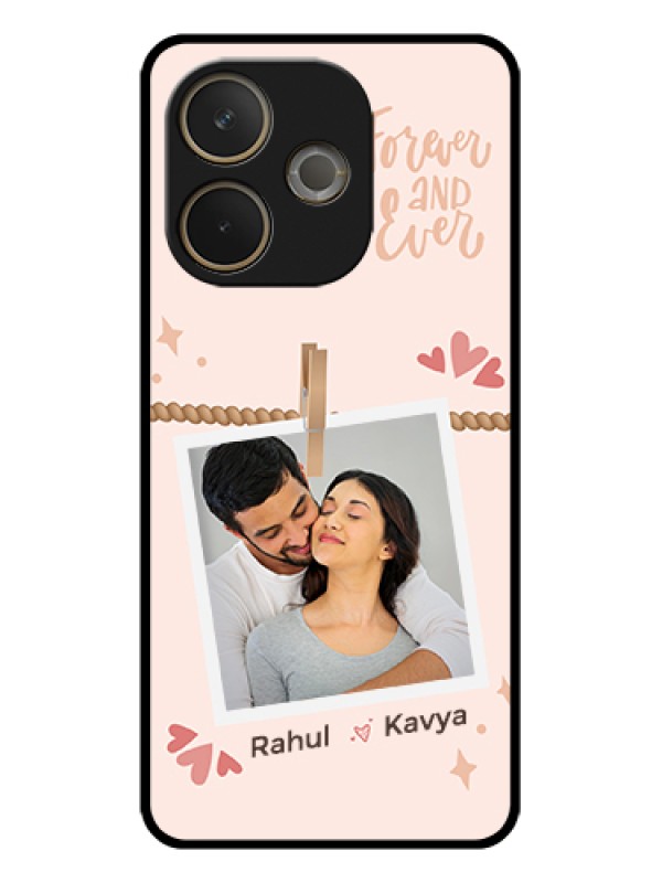 Custom Oppo A5 Pro 5G Custom Glass Phone Case - Forever And Ever Love Design