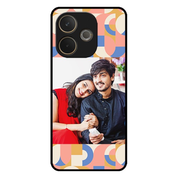 Oppo A5 Pro 5G Custom Glass Phone Case - Semi - Circle Maze Pattern Design