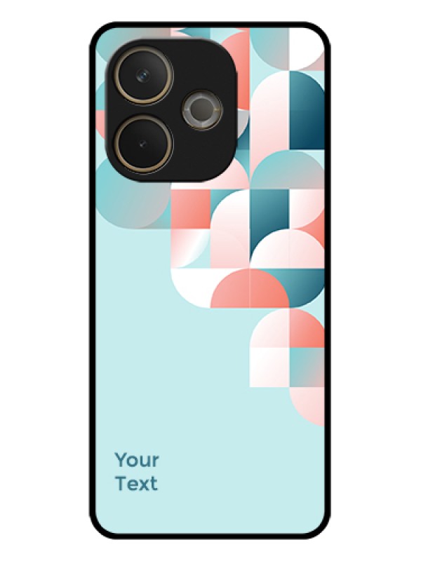 Custom Oppo A5 Pro 5G Custom Glass Phone Case - Stylish Semi - Circle Pattern Design