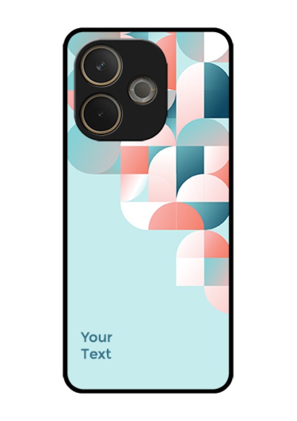 Oppo A5 Pro 5G Custom Glass Phone Case - Stylish Semi - Circle Pattern Design