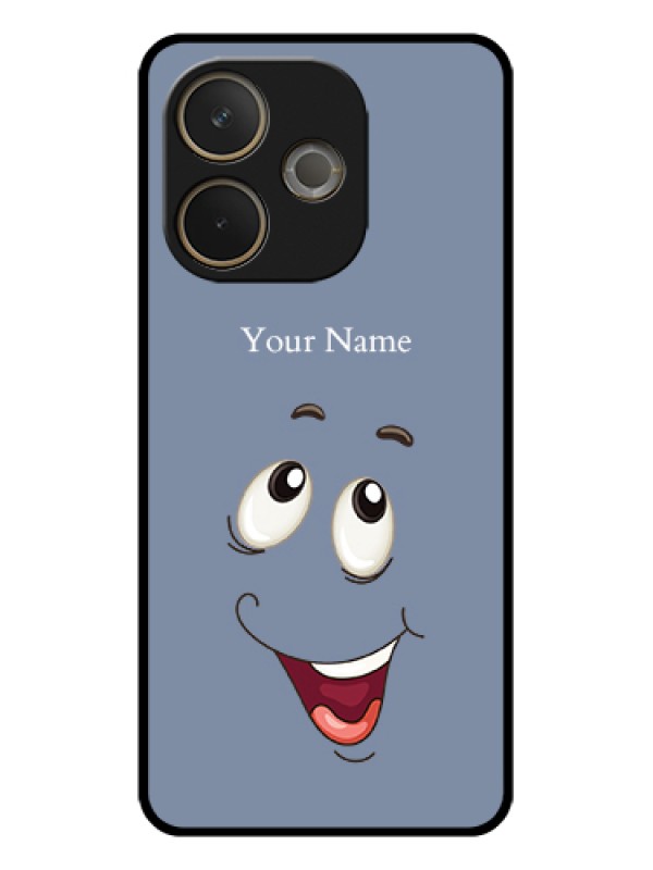 Custom Oppo A5 Pro 5G Custom Glass Phone Case - Laughing Cartoon Face Design