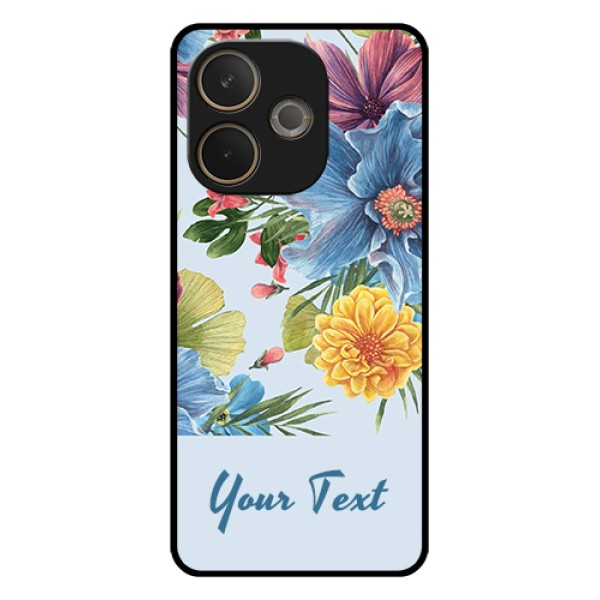 Oppo A5 Pro 5G Custom Glass Phone Case - Stunning Watercolored Flowers Painting Design