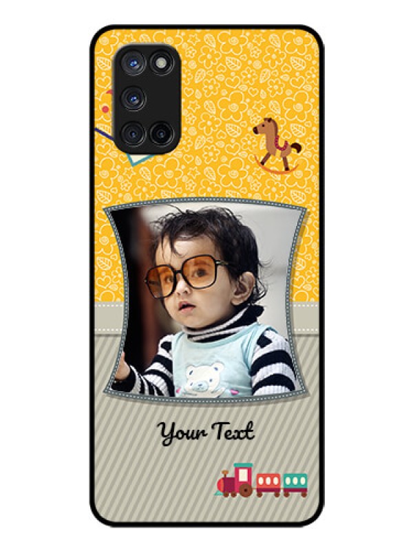 Custom Oppo A52 Personalized Glass Phone Case - Baby Picture Upload Design