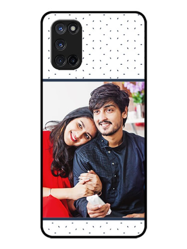 Custom Oppo A52 Personalized Glass Phone Case - Premium Dot Design