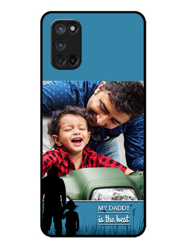 Custom Oppo A52 Custom Glass Mobile Case - Best dad design 