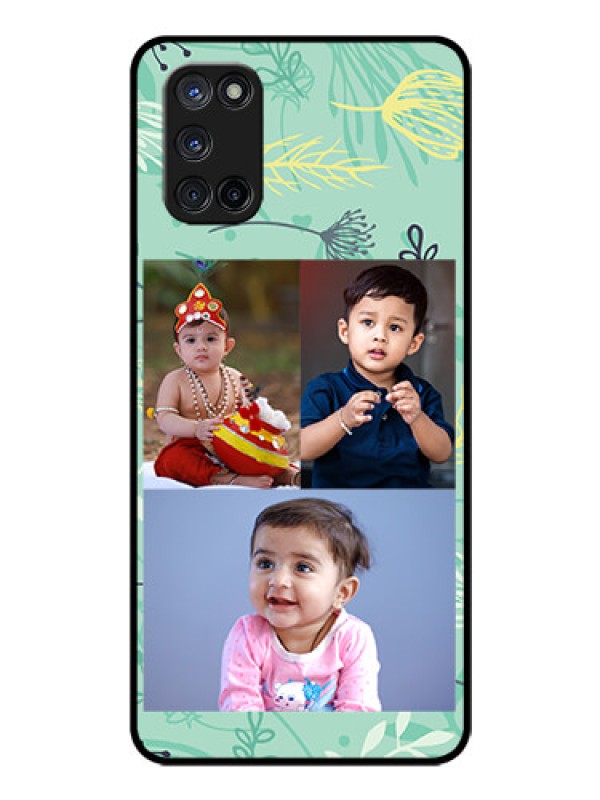 Custom Oppo A52 Photo Printing on Glass Case - Forever Family Design 
