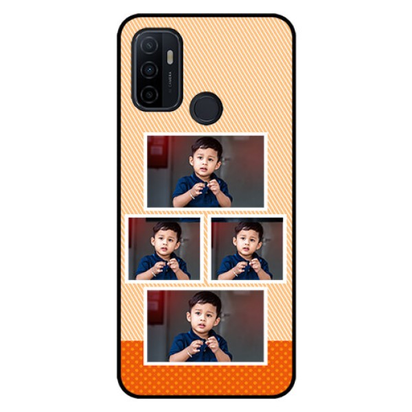 Oppo A53 Photo Printing on Glass Case - Bulk Photos Upload Design Oppo A53 Photo Printing on Glass Case - Bulk Photos Upload Design