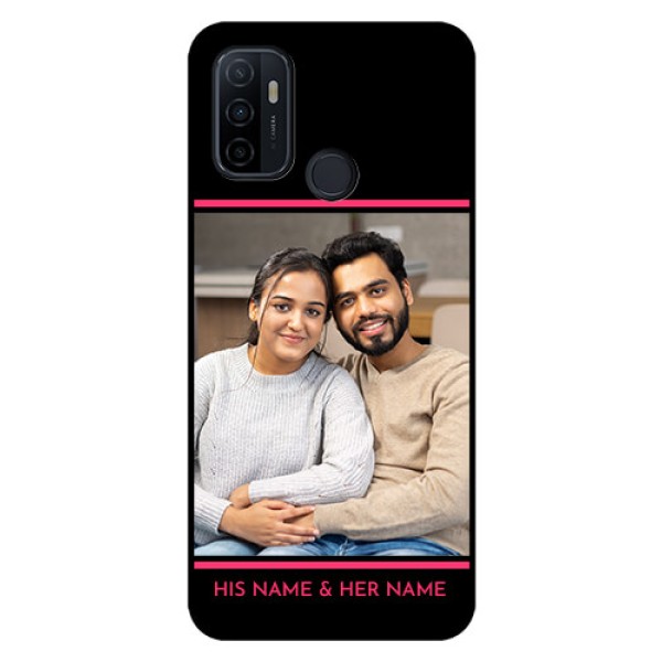 Oppo A53 Custom Glass Mobile Case - with Add Text Design Oppo A53 Custom Glass Mobile Case - with Add Text Design
