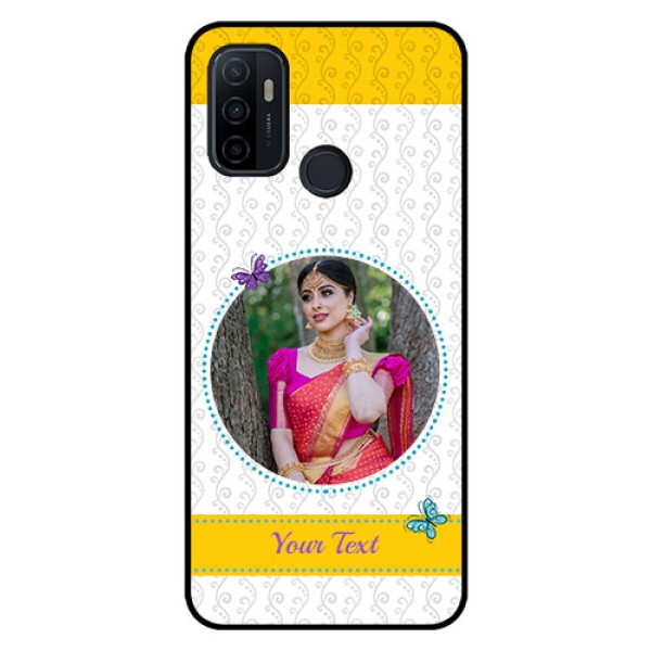 Oppo A53 Custom Glass Mobile Case  - Girls Premium Case Design