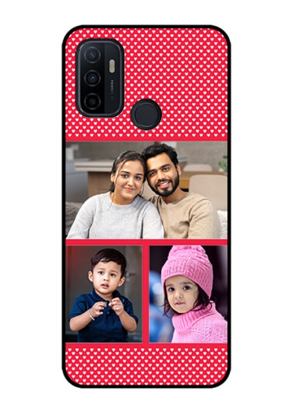 Oppo A53 Personalized Glass Phone Case  - Bulk Pic Upload Design