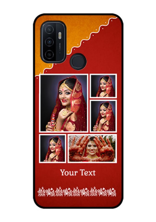 Oppo A53 Personalized Glass Phone Case  - Wedding Pic Upload Design