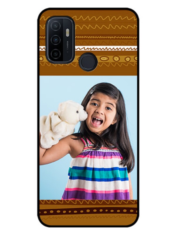 Custom Oppo A53 Custom Glass Phone Case  - Friends Picture Upload Design 