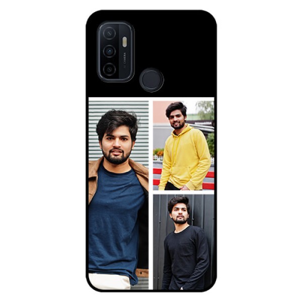 Oppo A53 Photo Printing on Glass Case  - Upload Multiple Picture Design