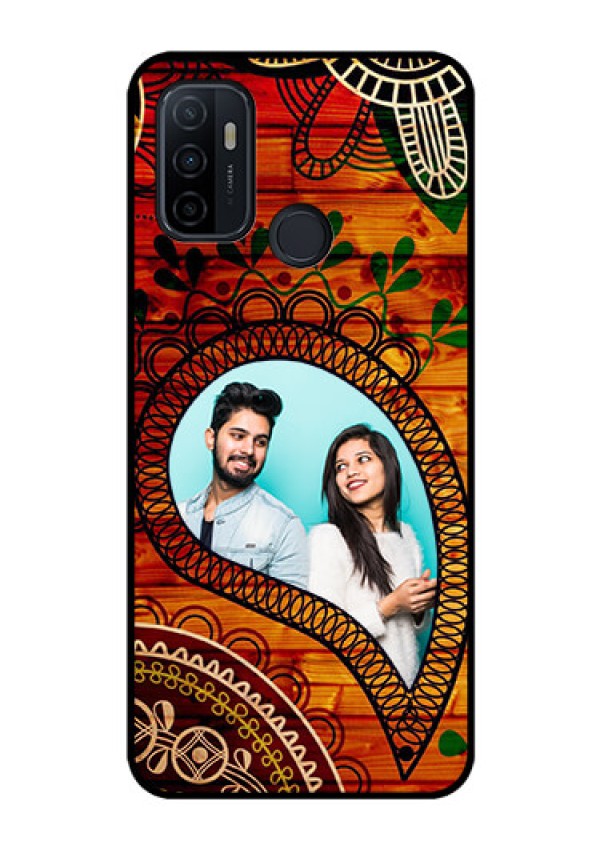 Oppo A53 Personalized Glass Phone Case  - Abstract Colorful Design