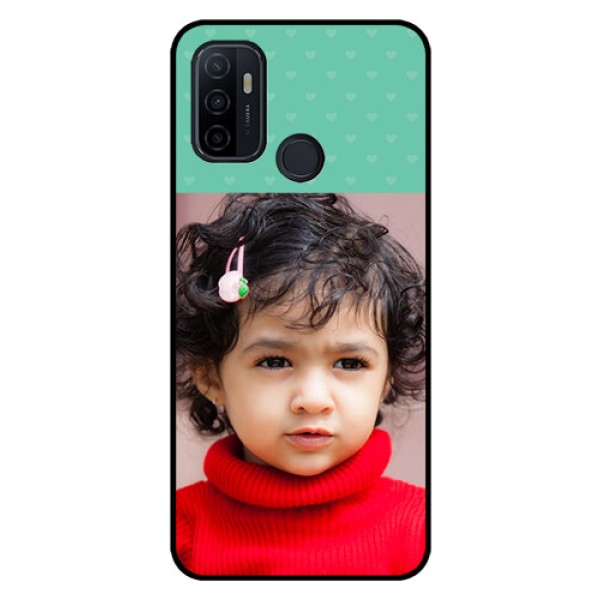 Oppo A53 Custom Glass Phone Case  - Lovers Picture Design